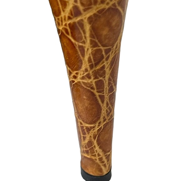 Sergio Rossi‎ Alligator Pointed Pumps 4" Italy Leather Rare size 38.5" - Picture 7 of 9